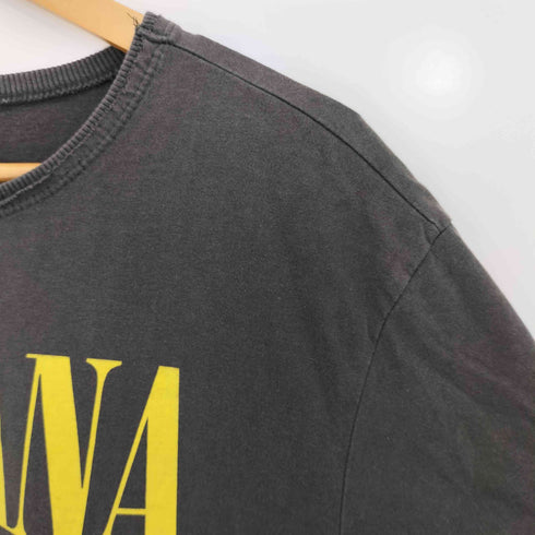 アンプリファイド AMPLIFIED 2019© ロックバンド スマイリーフェイス クルーネックTシャツ メンズ import:L